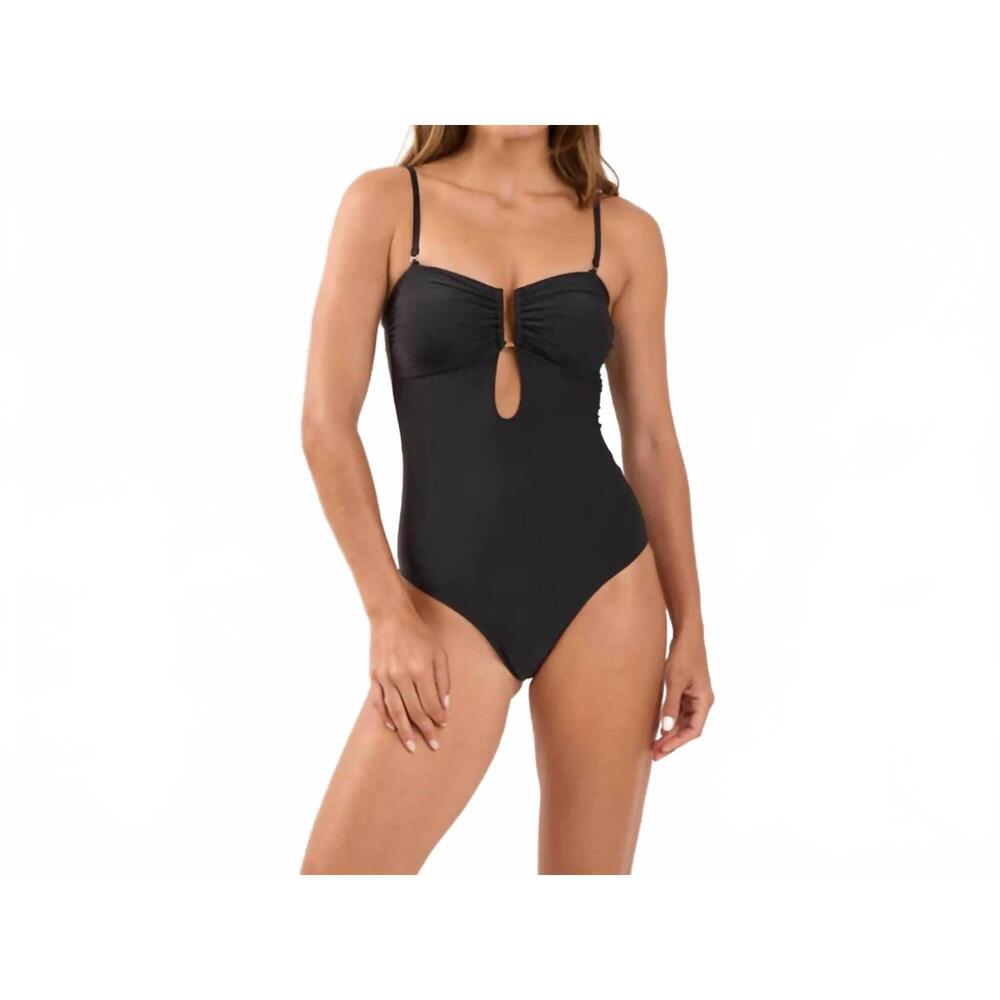 NEW RIO DEL SOL nero sara one piece in black